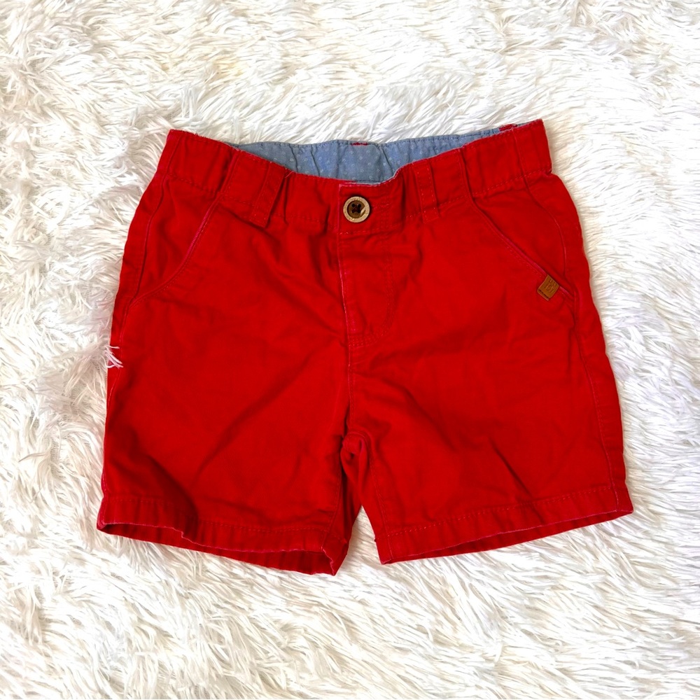 Zara Baby Shorts Red size 9-12 months